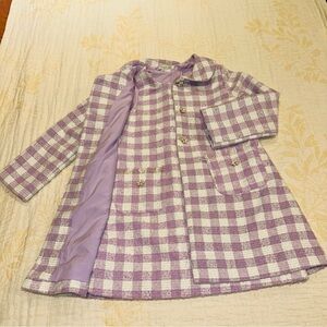 2 pcs Purple dress and jacket set 6t